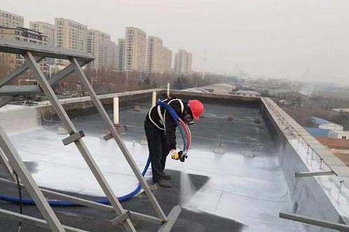 樓房屋頂噴涂聚脲防水施工專用噴涂設備(圖3) 樓房屋頂噴涂聚脲防水施工